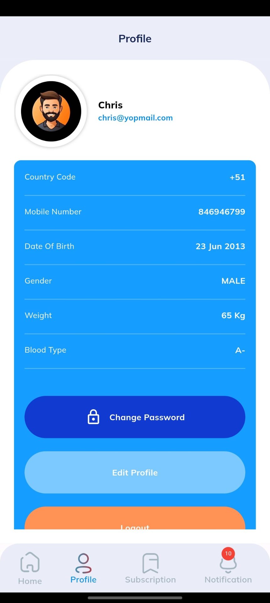 Personal Profile